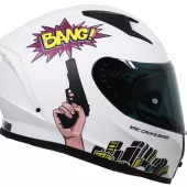 Helma na moto XRC CRIME BOSS matt white