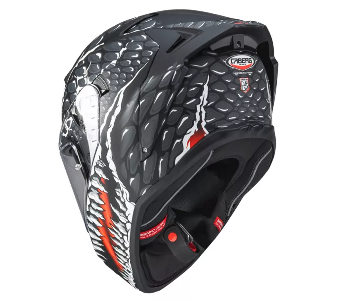 Integrálna helma Caberg Drift Evo II Crok matt black/anthracite/red