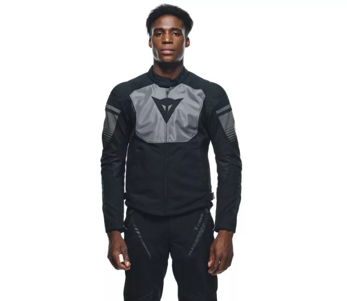 Bunda na moto Dainese AIR FAST TEX JACKET BLACK/GRAY/GRAY