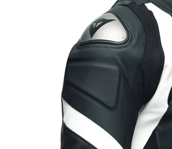 Dvojdielna kombinéza na moto Dainese AVRO 4 BLACK-MATT/BLACK-MATT/WHITE