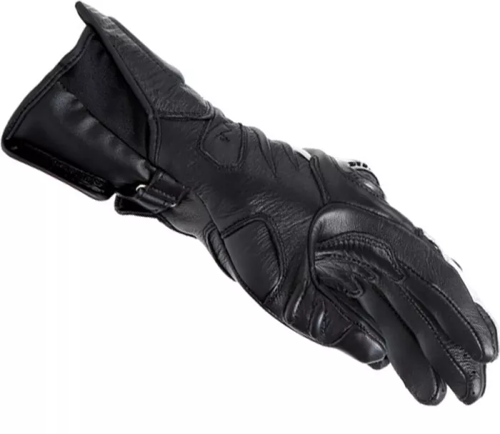 Dámské rukavice Dainese CARBON 4 LONG LADY LEATHER GLOVES BLACK/BLACK/WHITE