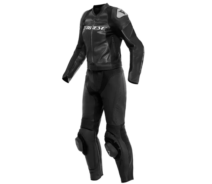 Dámska kombinéza na moto Dainese Mirage 2PCS suit black/black/white