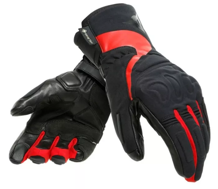 Dámské rukavice Dainese NEBULA GORE-TEX GLOVES LADY BLACK/RED