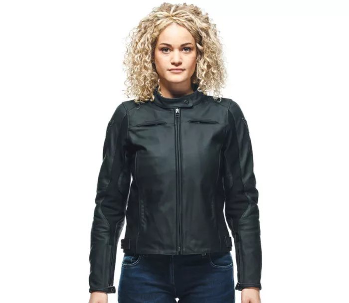 Dámská bunda Dainese RAZON 2 LADY LEATHER JACKET Black