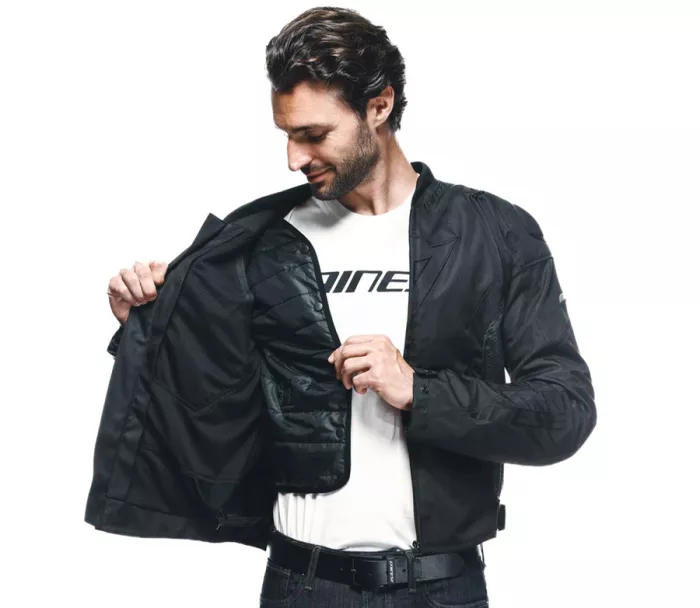 Pánska bunda Dainese AVRO 5 TEX JACKET BLACK