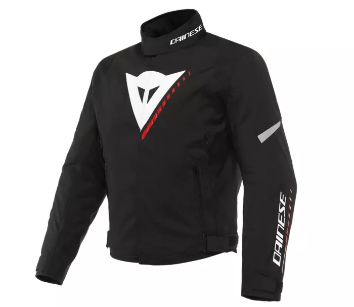 Bunda na moto Dainese VELOCE D-DRY®BLACK/WHITE/LAVA-RED