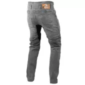 Pánske džínsy na moto Trilobite Parado doublelayer AAA slim fit light grey level 2