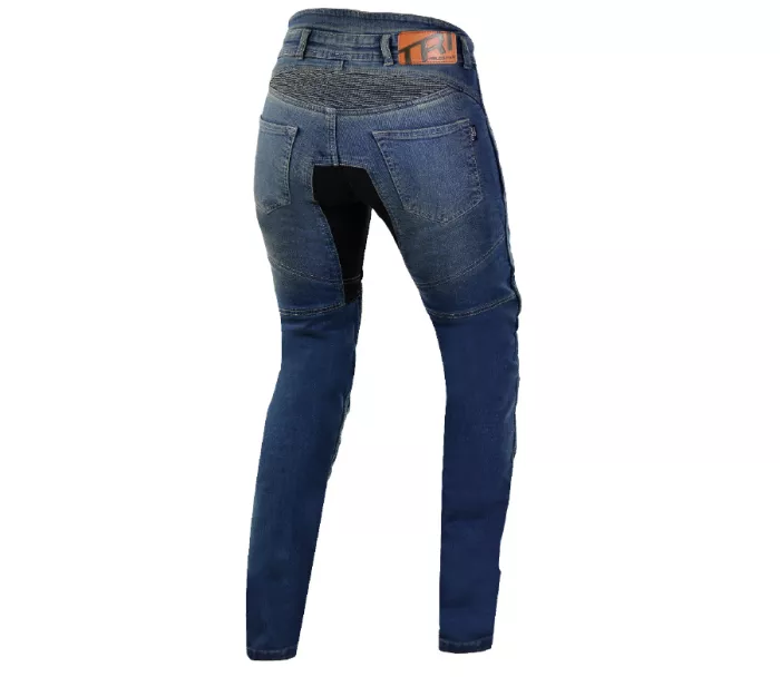 Dámske džínsy na moto Trilobite Parado doublelayer AAA skinny fit blue level 2 (predĺžené)