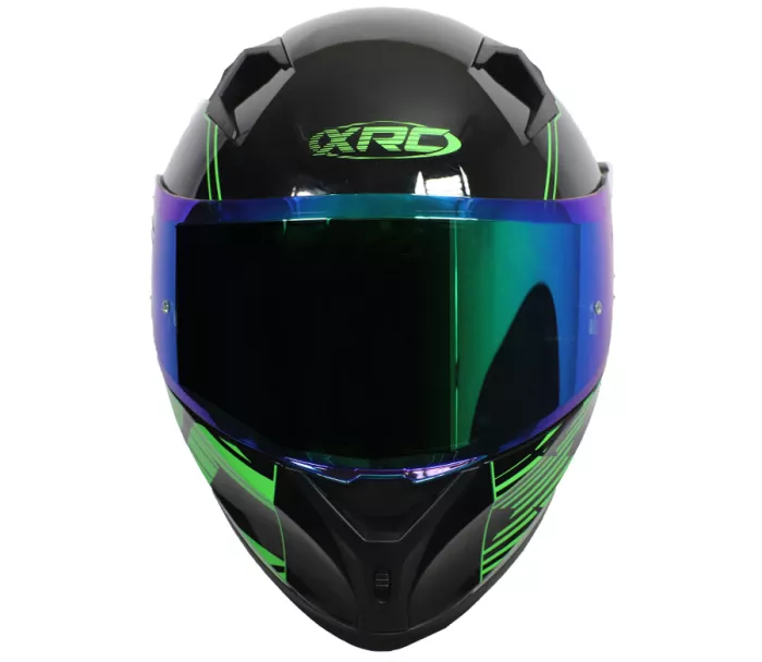 Helma na moto XRC DROD black/green