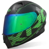 Helma na moto XRC DROD black/green