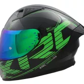 Helma na moto XRC DROD black/green