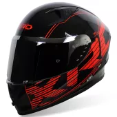 Helma na motorku XRC DROD black/red