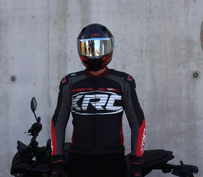 Helma na motorku XRC DROD black/red