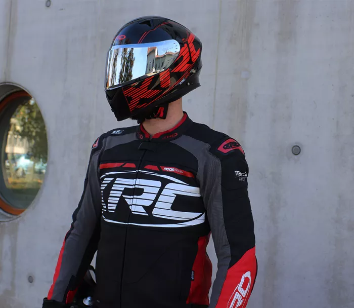 Helma na motorku XRC DROD black/red