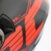 Helma na motorku XRC DROD black/red