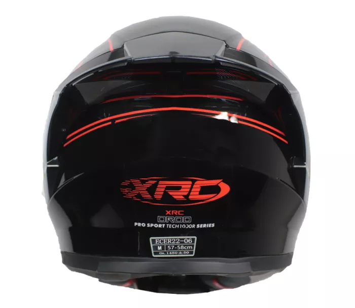 Helma na motorku XRC DROD black/red