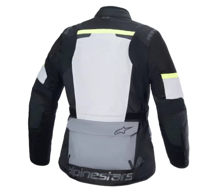 Pánska bunda na moto Alpinestars Andes Air Drystar ice grey/dark grey/black