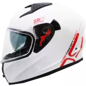 Helma na motorku XRC DS CONCEPT glossy white