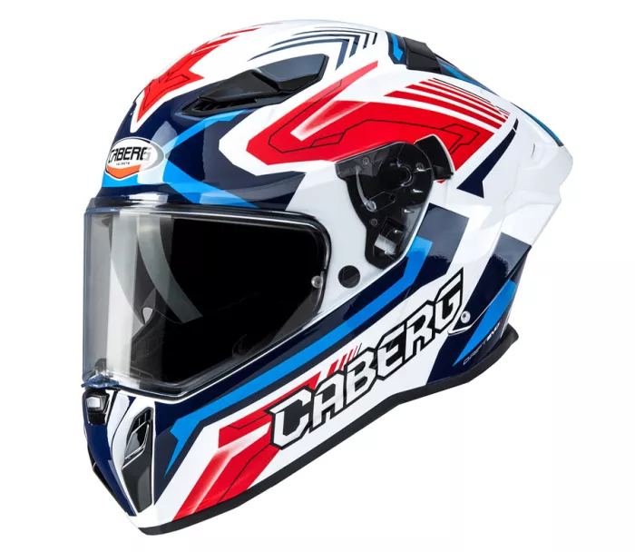 Helma na moto Caberg Drift Evo II Jarama white/red/blue