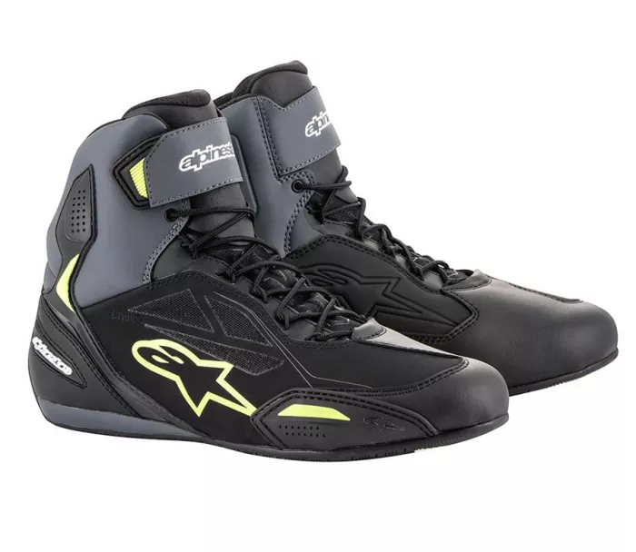 Topánky na motorku Alpinestars Faster-3 Drystar black / grey / fluo