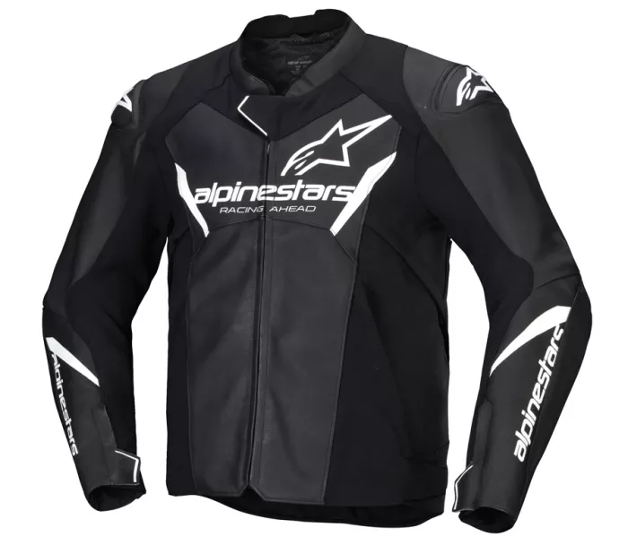 Pánska bunda na moto Alpinestars Faster V3 black/white