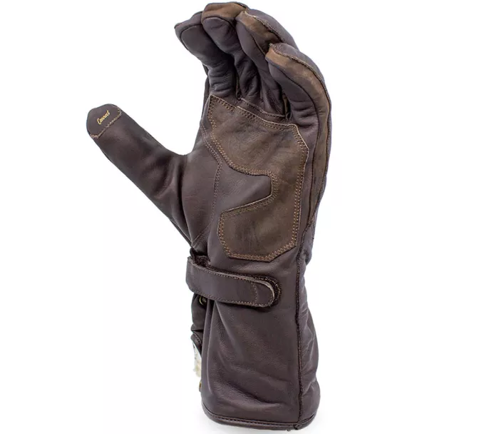 Rukavice na moto Five Montana waxed brown