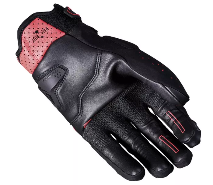 Rukavice Five RS-C Evo black/fluo red