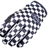 Motokrosové rukavice Five MXF4 Evo Flat Track black/white