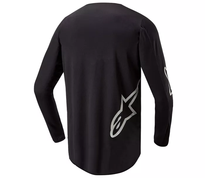 MX dres Alpinestars Fluid graphite black/silver