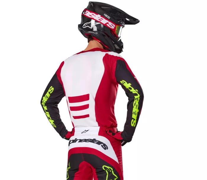 Motokrosový dres Alpinestars Fluid Haul bright red/black