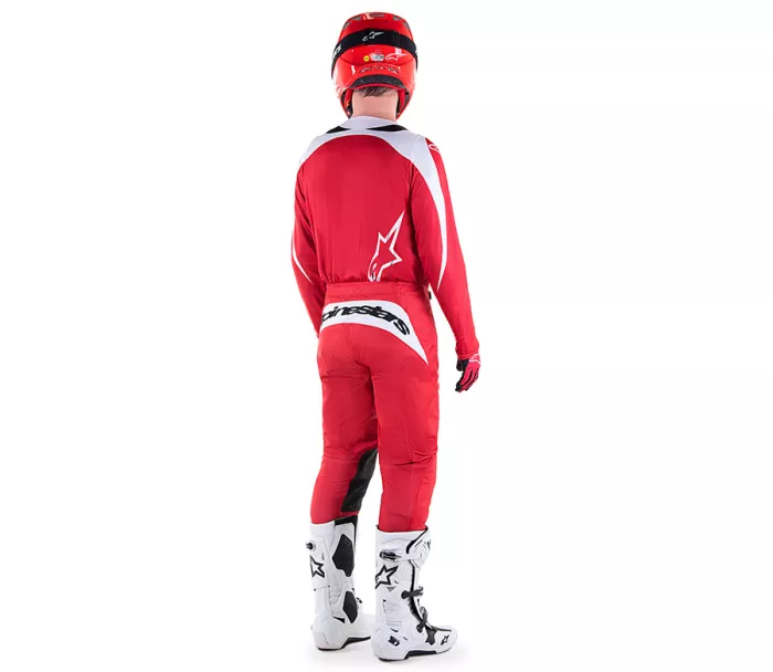 Motokrosový dres Alpinestars Fluid Narin red/white