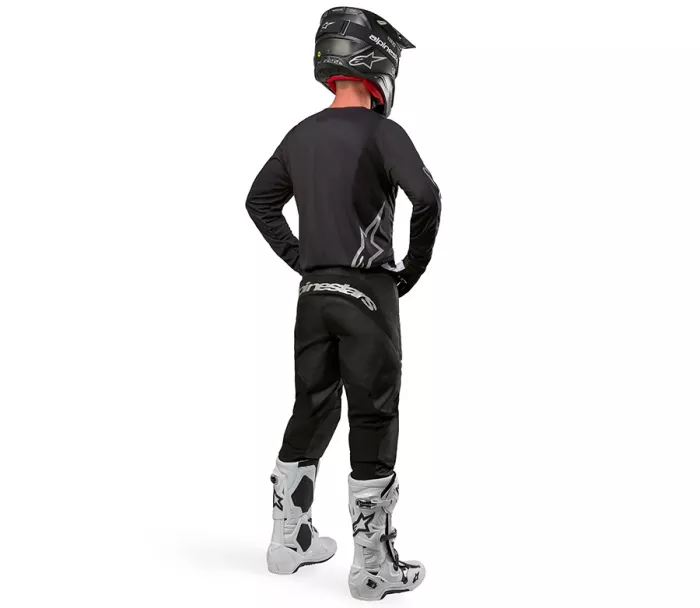 MX nohavice Alpinestars Fluid graphite black/silver