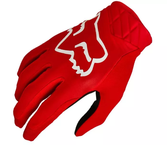 Motokrosové rukavice Fox Airline Glove - Fluorescent Red