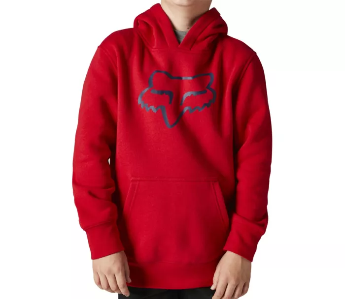 Detská mikina Fox Youth Legacy Pullover Fleece Flame Red