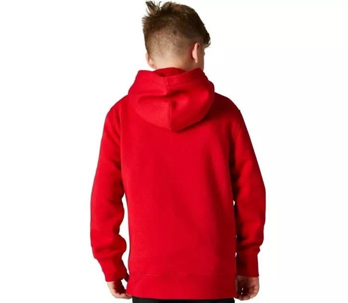 Detská mikina Fox Youth Legacy Pullover Fleece Flame Red