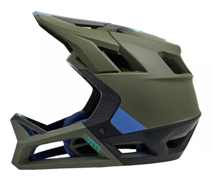 Helma Fox Proframe Blocked Helmet olive green veľ. M