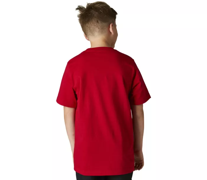 Detské tričko Fox Youth Legacy Ss Tee - Flame Red