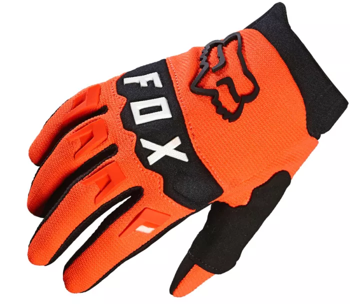 Detské motokrosové rukavice Fox Yth Dirtpaw Glove Fluo Orange