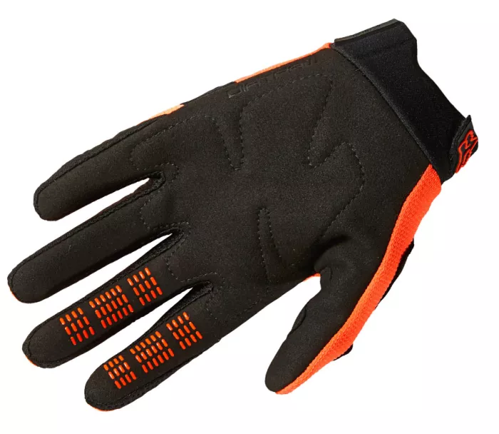 Detské motokrosové rukavice Fox Yth Dirtpaw Glove Fluo Orange