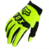 Detské motokrosové rukavice Fox YTH Dirtpaw fluo / yellow