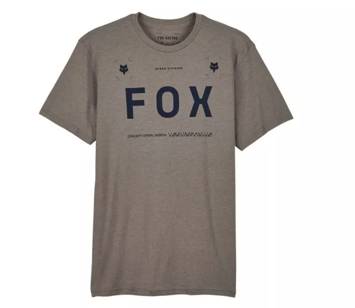 Pánske tričko Fox Aviation Prem Ss Tee Heather Graphite