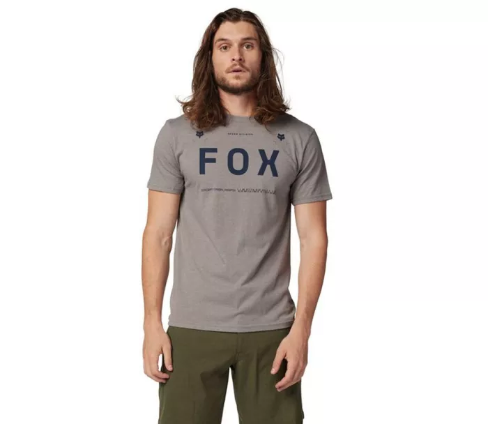 Pánske tričko Fox Aviation Prem Ss Tee Heather Graphite