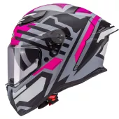 Integrálna helma Caberg Drift Evo II Horizon matt grey/black/fuchsia