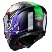 Integrálna helma Caberg Avalon X Gurkha matt black/orange fluo/green fluo/purple