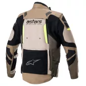 Pánska bunda Alpinestars Halo Drystar khaki/sand/yellow fluo