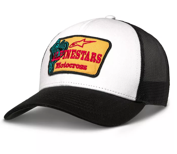 Šiltovka Alpinestars Hardware Trucker white/black