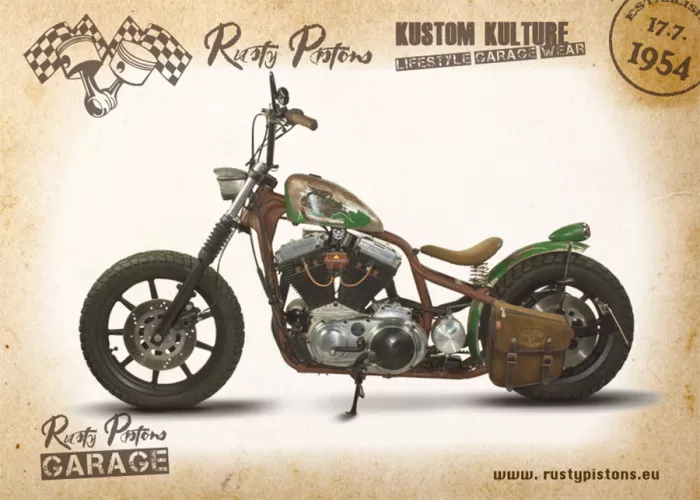 Tričko Rusty Pistons RPTSM64 No Rules green