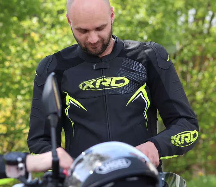 Bunda na motorku XRC Heilig blk/fluo