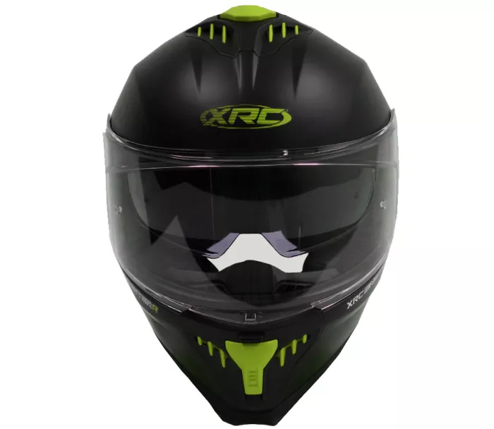 Moto prilba XRC Sinister R black/yellow fluo