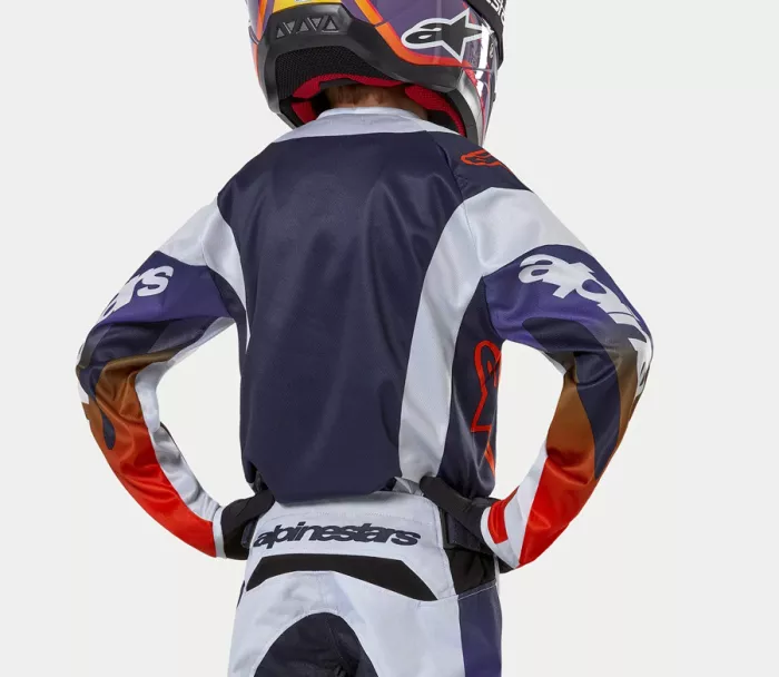 Detský MX dres Alpinestars Youth Racer Hoen grey/orange/black